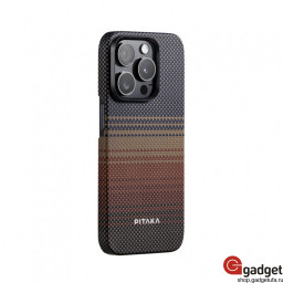 Накладка Pitaka MagEZ Case 5 Fusion Weaving для iPhone 15 Pro Max Sunset фото купить уфа