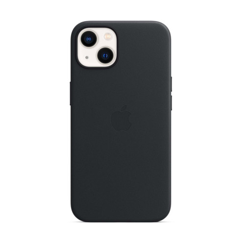 Накладка Apple Leather Case MagSafe для iPhone 13 Midnight