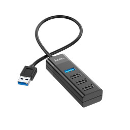 Адаптер Hoco HB25 Easy mix 4-в-1 USB на USB3.0+USB2.0 купить в Уфе