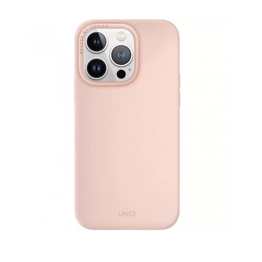 Накладка Uniq для iPhone 14 Pro LINO Magsafe розовая