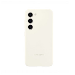 Оригинальная накладка для Samsung Galaxy S23 + Silicone Case белая купить в Уфе