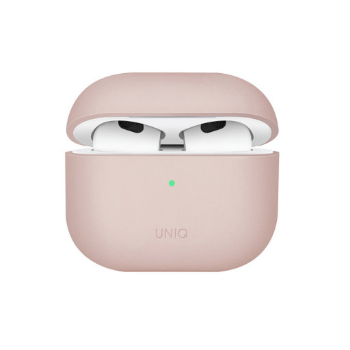 Чехол Uniq для Airpods 3 LINO Liquid silicone розовый