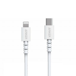 Кабель Anker PowerLine Select+ USB-C Lightning MFI 1.8m A8618P21 белый купить в Уфе