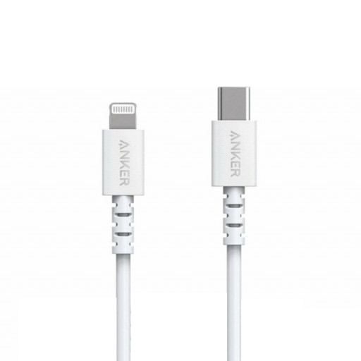 Кабель Anker PowerLine Select+ USB-C Lightning MFI 1.8m A8618P21 белый