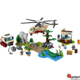 Конструктор LEGO City Wildlife 60302 - Операция по спасению зверей фото купить уфа