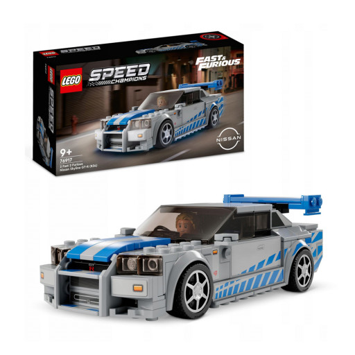 Конструктор LEGO Speed Champions 76917 - Двойной Форсаж Nissan Skyline GT-R