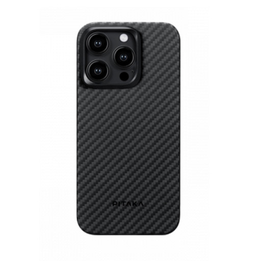 Накладка Pitaka MagEZ Case 4 для iPhone 15 Pro черно-серая