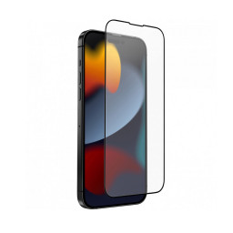Защитное стекло Uniq для iPhone 15 Pro OPTIX Matte Clear/Black (+installer) купить в Уфе