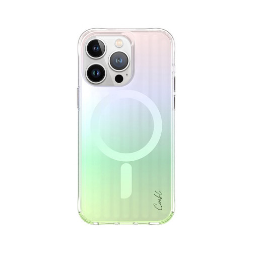 Накладка Uniq для iPhone 15 Pro COEHL Linear Iridescent MagSafe