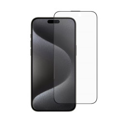 Защитное стекло для iPhone 15 Pro BlackMix 3D 0.3mm анти-шпионское черное купить в Уфе