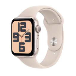 Часы Apple Watch SE 2023 44 мм, Корпус из алюминия «сияющая звезда», спортивный ремешок «сияющая звезда» купить в Уфе