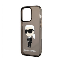 Накладка Lagerfeld для iPhone 15 Pro Max PC/TPU NFT Karl Ikonik Translucent Black купить в Уфе