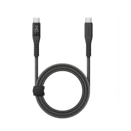 Кабель EnergEA FibraTough USB-C to USB-C 3.1 Gen1 5Gbps 5A Display Black 1.5m купить в Уфе