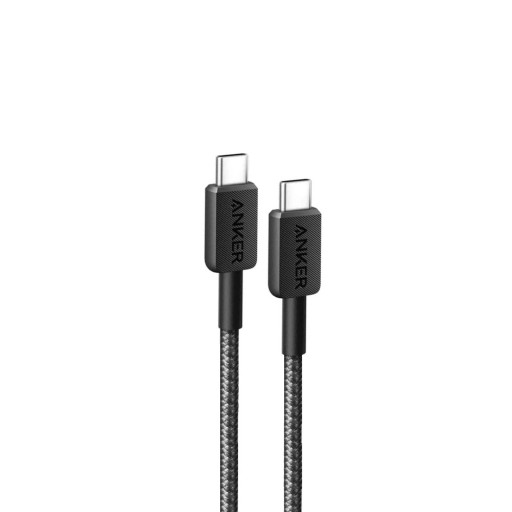 Кабель Anker 322 USB C to USB C 0.9m черный