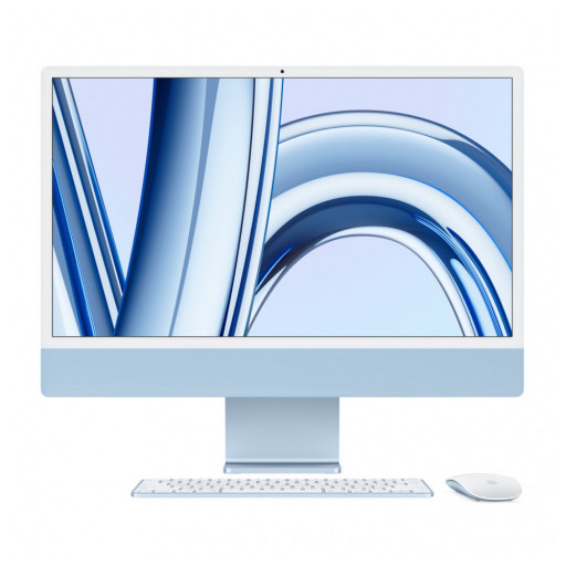 Моноблок Apple iMac 24 M3 2023 8 CPU/10 GPU 8/256 MQRQ3ZP/A Blue