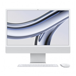 Моноблок Apple iMac 24 M3 2023 8 CPU/10 GPU 8/256 MQRJ3ZP/A Silver купить в Уфе
