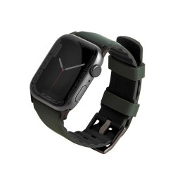 Ремешок Uniq для Apple Watch 42/44/45/49mm Linus Airosoft silicone strap зеленый купить в Уфе