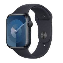 Часы Apple Watch Series 9 41 мм, Корпус из алюминия цвета «Тёмная ночь» спортивный ремешок купить в Уфе