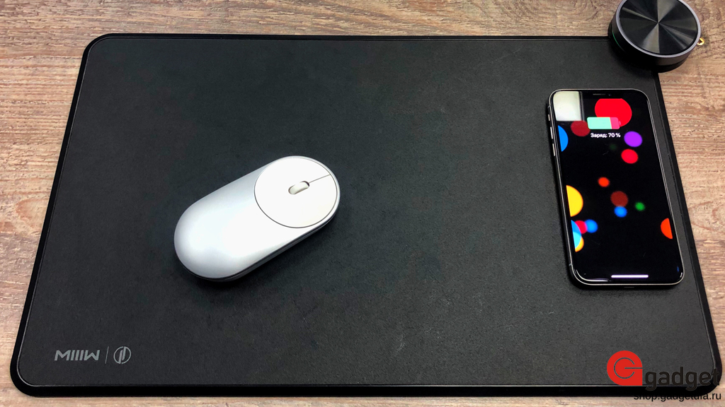 Коврик для мыши с беспроводной зарядкой MIIIW Smart Mouse Pad, Must Have для ноутбука, асессуары для ноутбука, беспроводная мышь, коврик для мыши, компьютерные очки