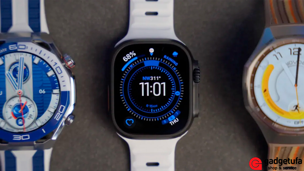 Apple Watch Ultra 3 1, Apple Watch Ultra 3, Garmin Fenix 8, купить в Уфе, сравнение 2025, автономность часов, спортивные часы, умные часы Apple, навигация GPS, отслеживание сна, аккумулятор
