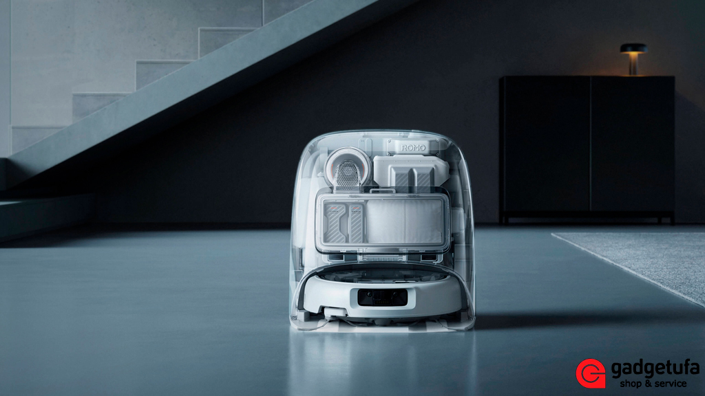 DJI ROMO 4, купить DJI Romo в Уфе, робот-пылесос DJI, Romo vs Dreame, умный пылесос с камерой