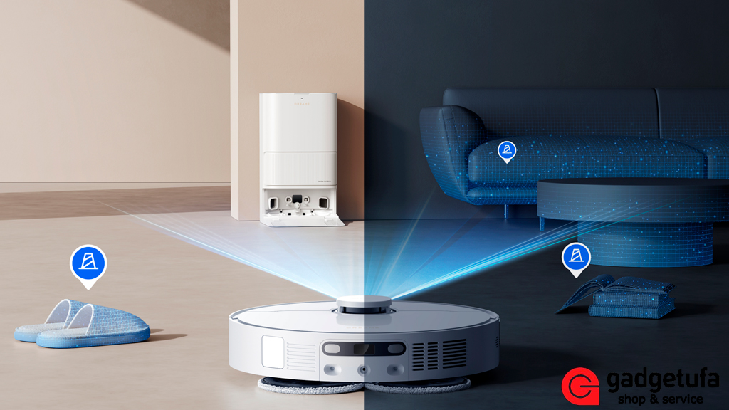 Dreame D20 Ultra 2, dreame d20 ultra купить уфа, робот пылесос d20 ultra цена, пылесос с самоочисткой уфа, лидар навигация, мойка мопов горячей водой, станция самоочистки, мощность 13000 па