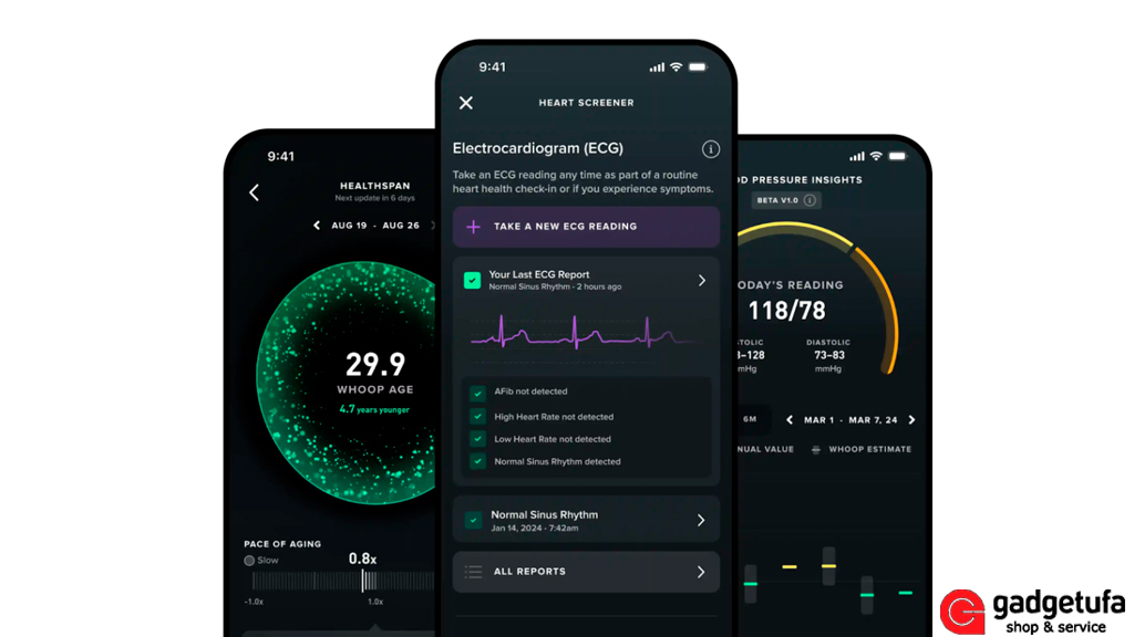 Whoop MG Life 1, Whoop 5.0 MG Life, купить Whoop в Уфе, фитнес-браслет с ЭКГ, трекер восстановления, Whoop Life подписка