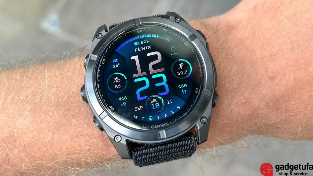 Garmin Fenix 8 1, Garmin Fenix 8 купить в уфе, купить спортивные часы, AMOLED-дисплей, дайвинг-часы, голосовое управление, навигация, трекинг, 