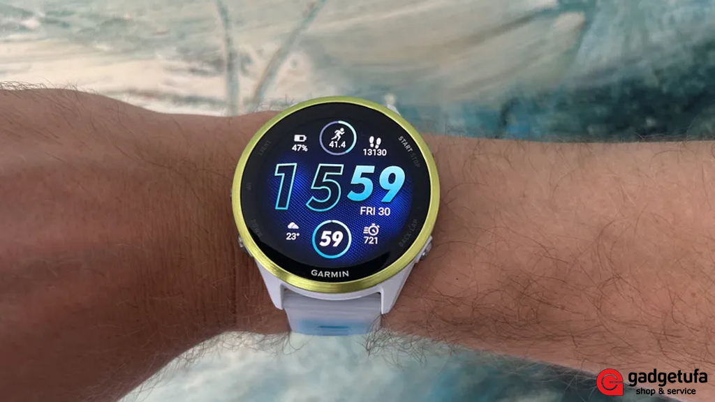 Garmin Forerunner 570 3, Garmin Forerunner 570, купить спортивные часы Garmin, часы для триатлона, AMOLED-дисплей, датчик Elevate Gen5