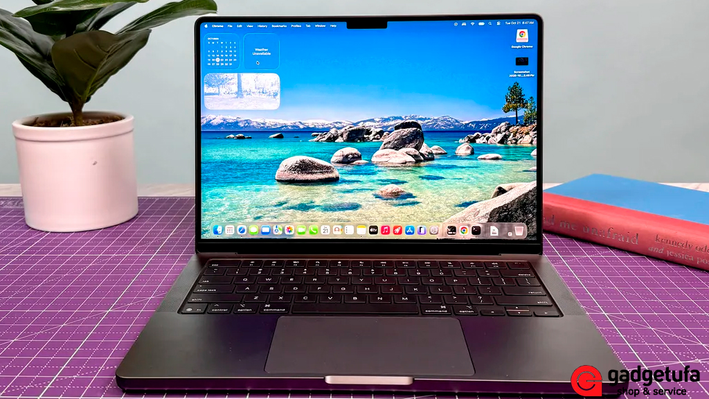 MacBook Pro 2025 M5 6, MacBook Pro M5 обзор, купить в Уфе, сравнение с M4, ноутбук Apple M5, 14 дюймов, характеристики, тесты, автономность, GadgetUfa, цена, производительность