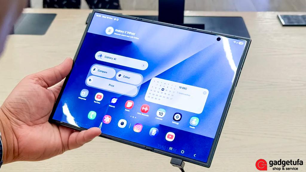 Samsung Galaxy Z TriFold 1, обзор, вопросы и ответы, купить в Уфе, GadgetUfa, Проспект Октября 6, купить Samsung Galaxy Z TriFold в Уфе, купить Samsung Gadgetufa