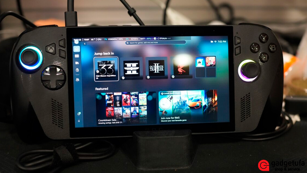 ASUS ROG Xbox Ally X купить в Уфе, обзор, ASUS ROG Xbox Ally X цена, ASUS ROG Xbox Ally X Уфа, сравнение со Steam Deck, Nintendo Switch OLED, купить в Уфе