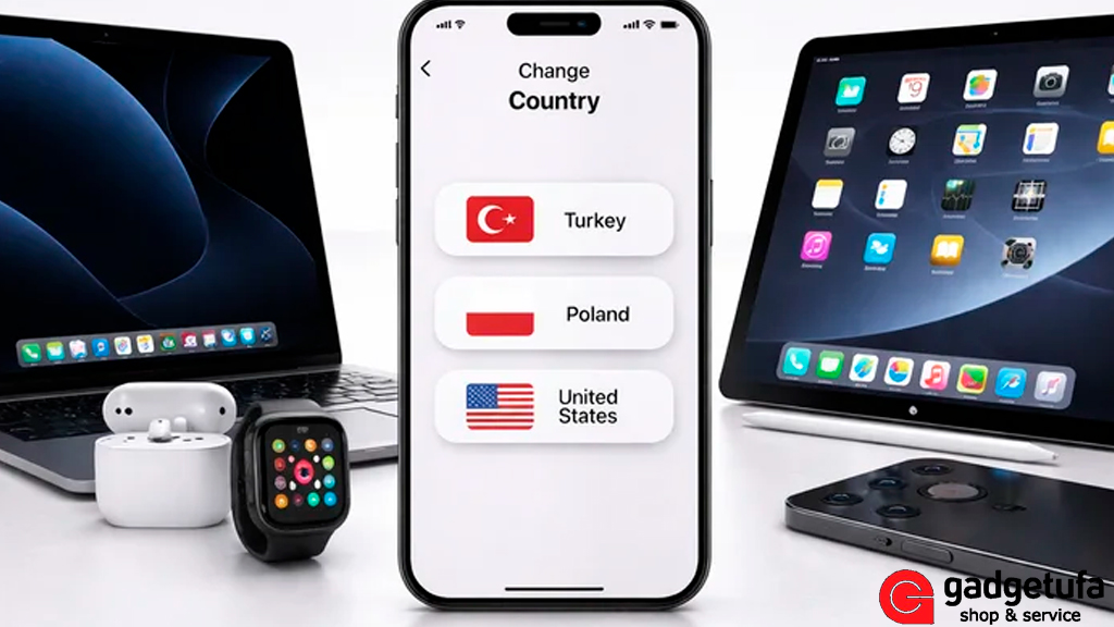 смена региона Apple ID, как сменить регион App Store, Apple ID Россия 2026, подарочные карты App Store, второй Apple ID