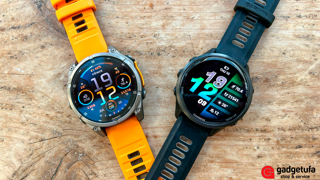 Garmin Fenix 8 vs Forerunner 970 1, Garmin Fenix 8, Garmin Forerunner 970, сравнение Garmin, часы Garmin, какие часы Garmin купить, купить Garmin Уфа