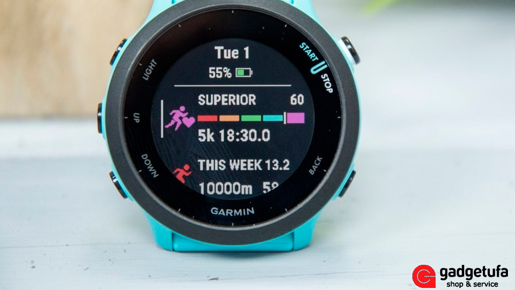 Garmin Forerunner 55 для марафона, часы для бега, подготовка к марафону, какие Garmin выбрать, купить Garmin Уфа, беговые часы, рассрочка Garmin Уфа, GadgetUfa