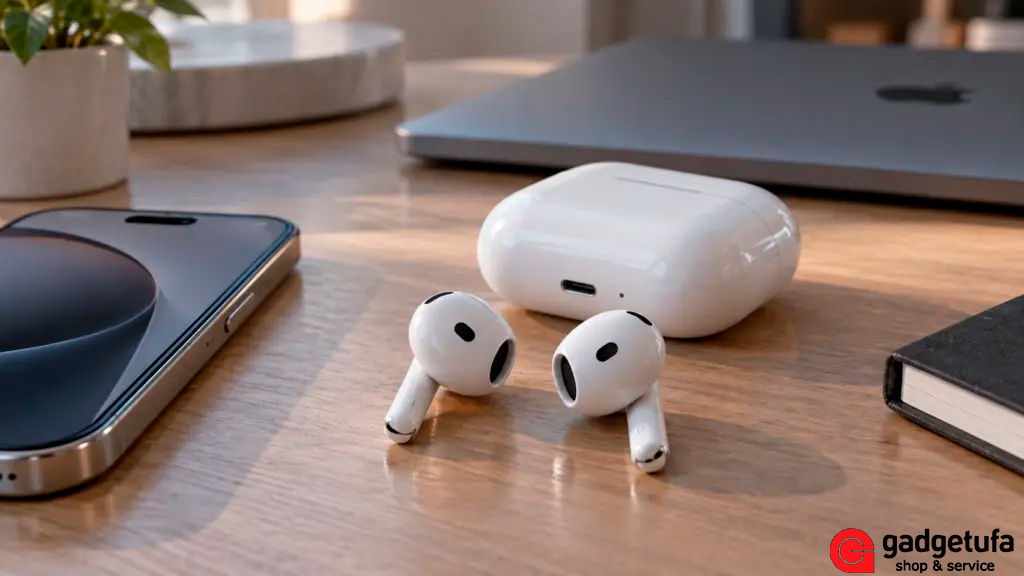 apple airpods 5 1, AirPods 5 купить, AirPods 5 Уфа, купить AirPods 5 в Уфе, Apple AirPods 5, новые AirPods 5, AirPods 5 ANC, наушники Apple Уфа, купить AirPods в Уфе, AirPods с шумоподавлением