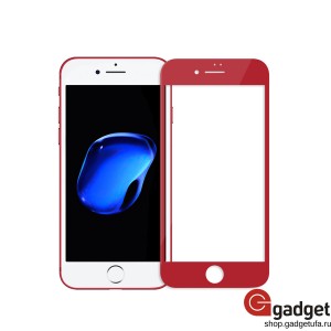 Защитное стекло JOYROOM для iPhone 7 3D 0,26mm red