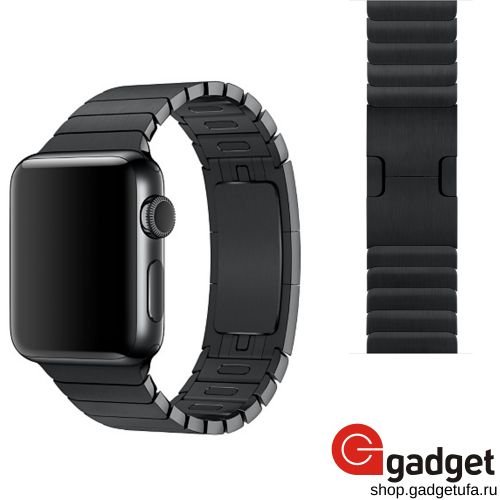 Блочный браслет для Apple Watch 42mm черный