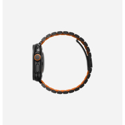 Ремешок Uniq для Apple Watch 42/44/45mm OSTA Steel Strap with Self-Adjustable Links черный фото купить уфа