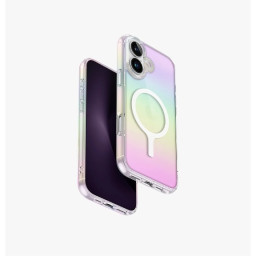 Накладка Uniq для iPhone 16 COEHL Lumino Sparkling Silver MagSafe фото купить уфа