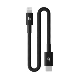 Кабель Beats USB-C to Lightning Woven Short Cable 20 cm Bolt Black MEQM4 купить в Уфе