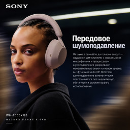 Беспроводные наушники Sony WH-1000XM5 белые фото купить уфа