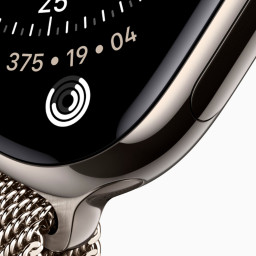 Apple Watch Series 11 46mm Natural Titanium Natural Milano Loop Cell M/L фото купить уфа