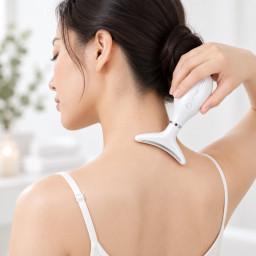 Массажер для шеи WellSkins Sonic Color Light Neck WX-MJ100 White фото купить уфа