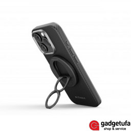 Магнитное кольцо с NFC Pitaka MagEZ Grip 3 черно-серое фото купить уфа