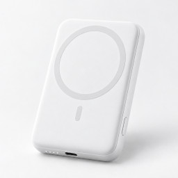 Внешний аккумулятор uBear Flow Magnetic Power bank 5000mAh PD20W белый фото купить уфа