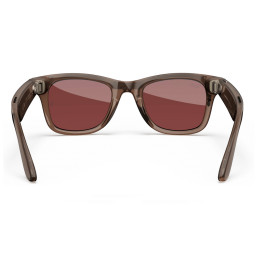 Умные очки Ray-Ban Smart Glasses Wayfarer RW4006 Shiny Warm Stone/Transitions Watemelon Red фото купить уфа