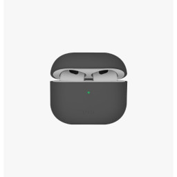 Чехол Uniq для Airpods 3 LINO Liquid silicone темно-серый фото купить уфа