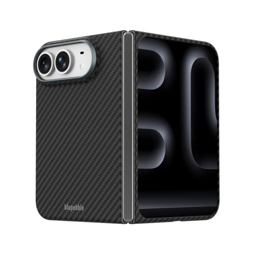 Накладка Blupebble для iPhone Duo Carbontek Case MagSafe Black