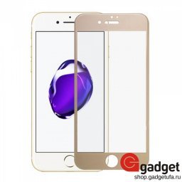 Защитное стекло Baseus 3D для iPhone 7/8 0.2 PET золото купить в Уфе